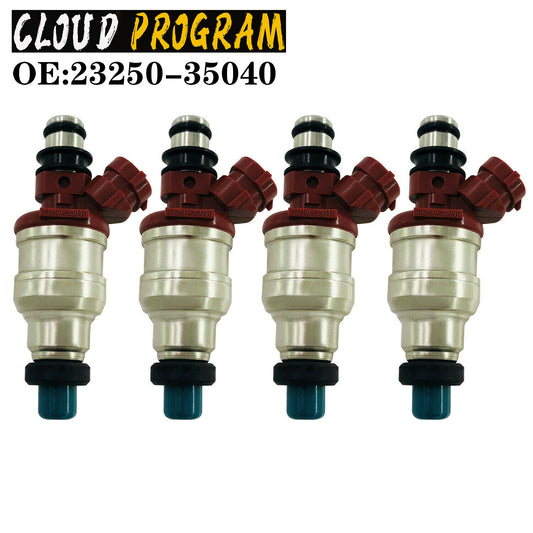 4x Fuel Injector 23250-35040 For 88-95 4Runner Pickup T100 22RE 2.4L v