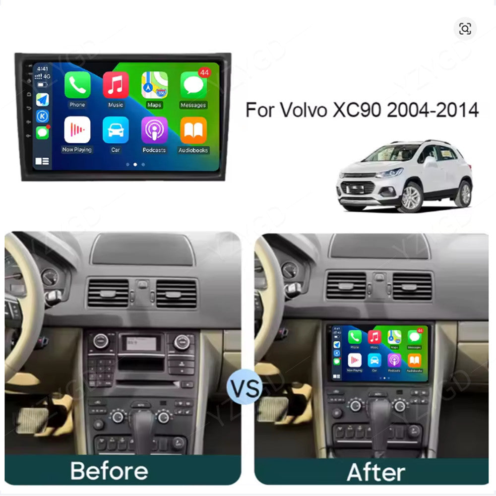 Android Auto CarPlay for Volvo XC90 2004-2014 GPS Navi Stereo Car Radio Screen