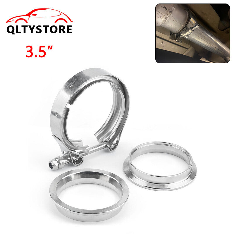 3.5 3.5 Inch Stainless Steel V-Band Flange Clamp Kit for Turbo Exhaust Pipes