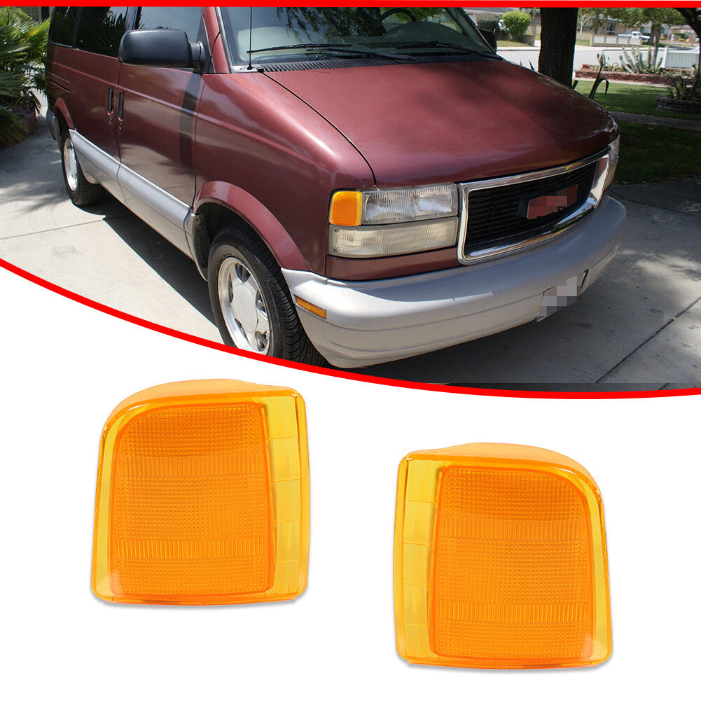 A pair of amber side marker parking lights for 95-05 for Chevrolet Safari Van Q
