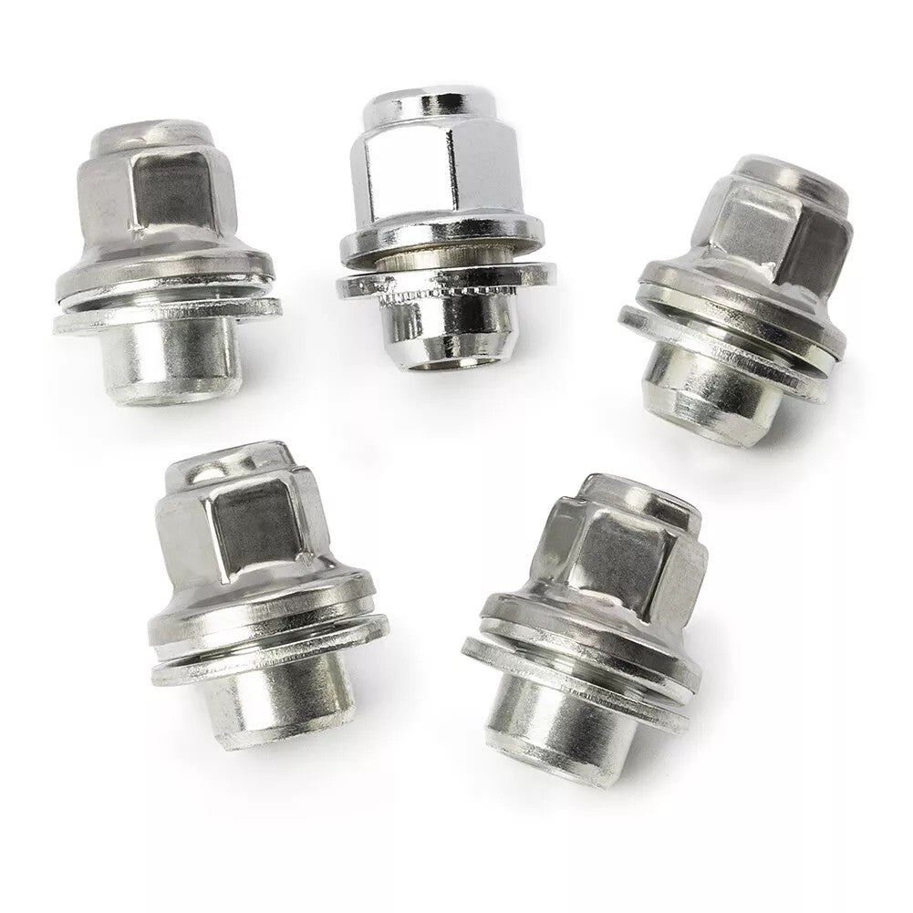 5X C2C35294010 Stainless Steel Lug Nuts ForJaguar S-Type X-Type XJ XF 1999-2011