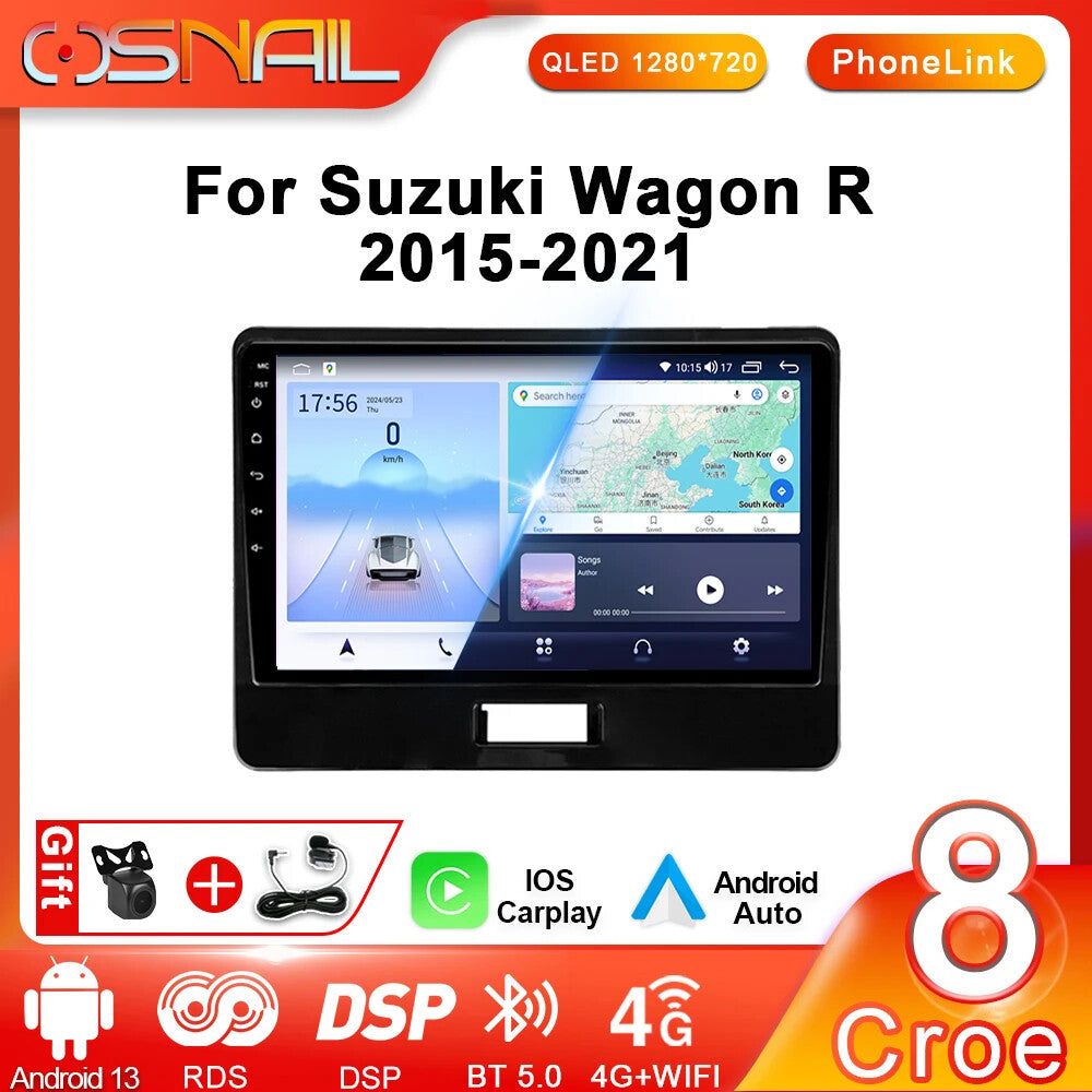 Android Auto Stereo Car Radio for Suzuki Wagon R Video Player GPS Carplay screen