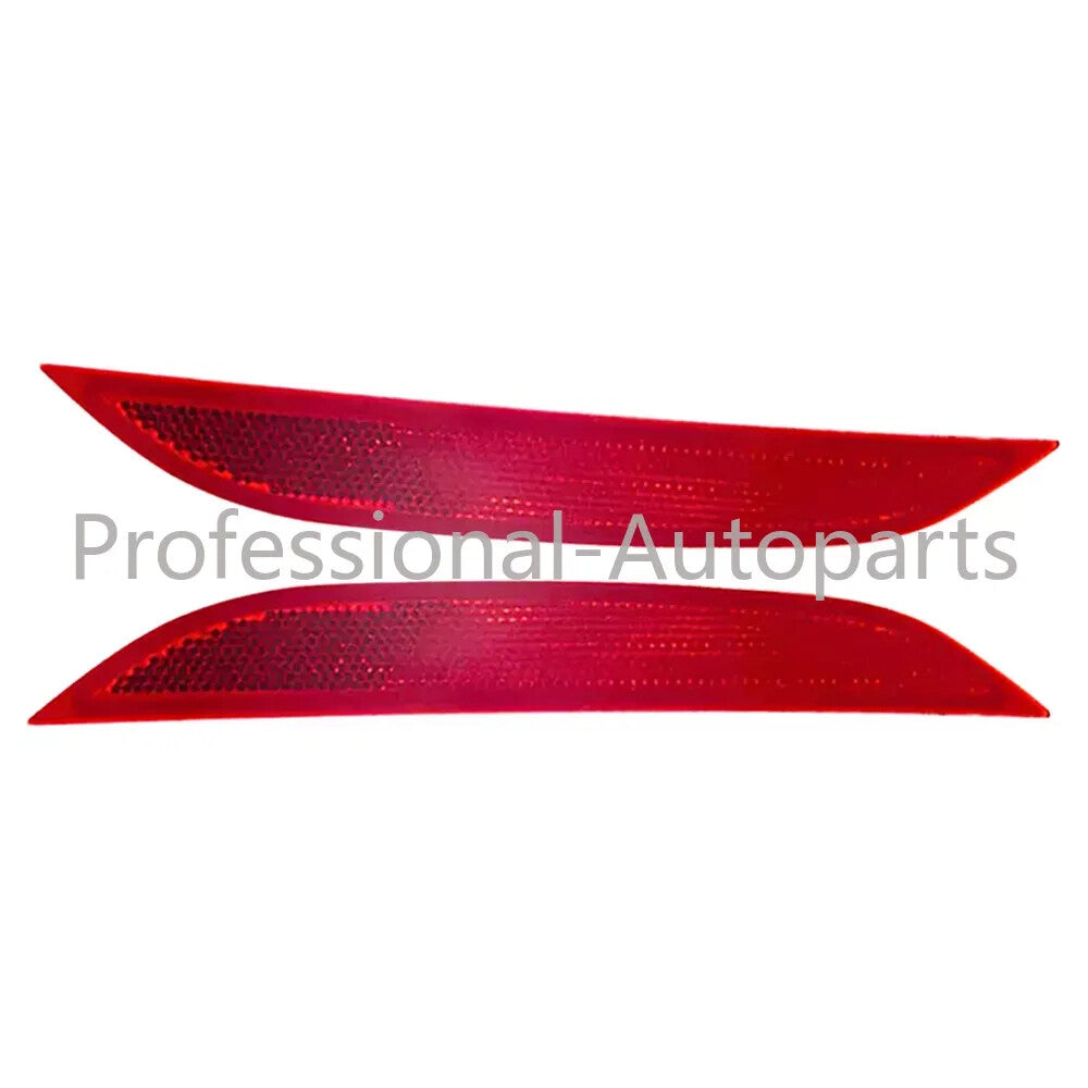 2x Rear Side Bumper Reflectors Red For 2018-2023 M5 F90DriverPassenger Side