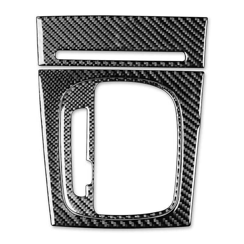 Real Carbon Fiber Car Gear Shift Panel Cover Trim for Audi A3 S3 2006-2007 3PCS