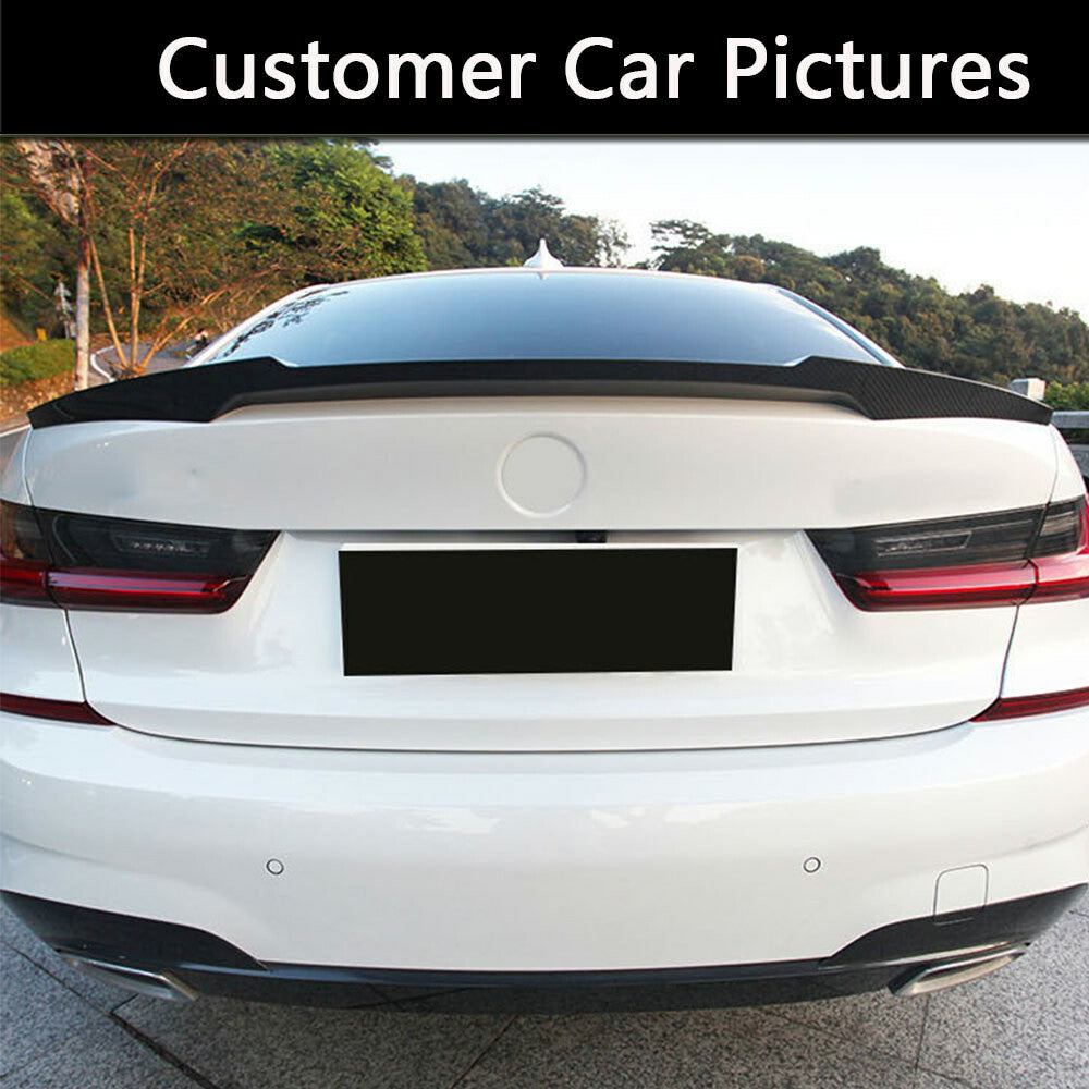 Real Carbon Rear Spoiler Tail Trunk Boot Wing for BMW 3Series G20 G21 Sedan 19+