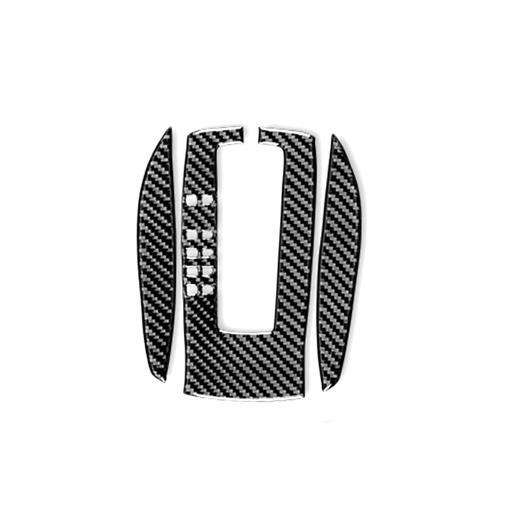 Carbon Fiber Interior Gear Shift Panel Cover Trim for Chevrolet Camaro 2010-2015