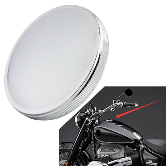 Aluminum Motorcycle Petrol Fuel Gas Tank Cap for BMW R18 2020-2021 Silver Q