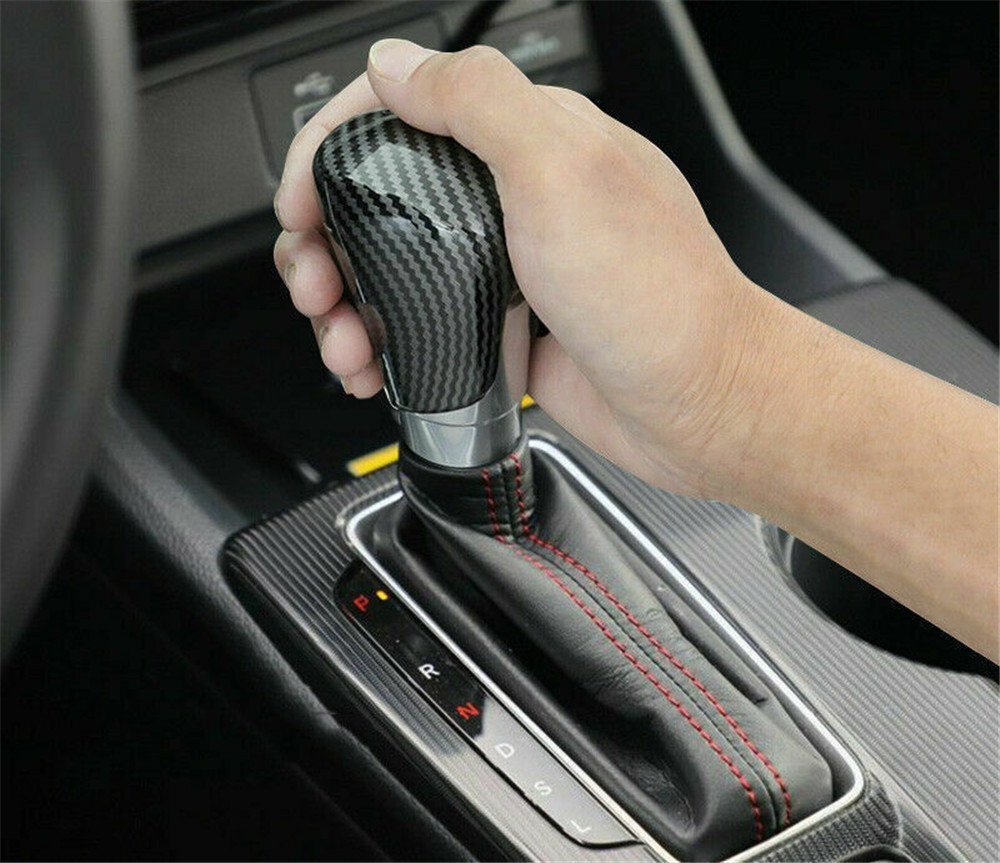 Carbon Fiber ABS Gear Shift Knob Decorative Cover for Honda for Civic 11th 2022 2023