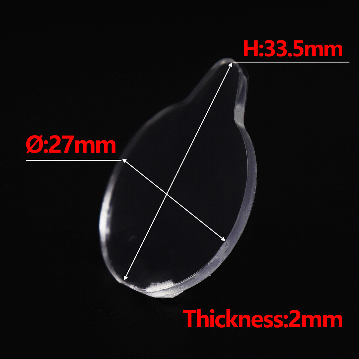 4PC Rain Light Sensor Gel Silicone Pad for Ford Ranger T6 2012 - Windscreen Chip