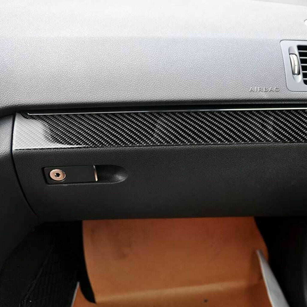 Red Carbon Fiber Storage Door Panel Cover Trim for Camry 2007-2009 v