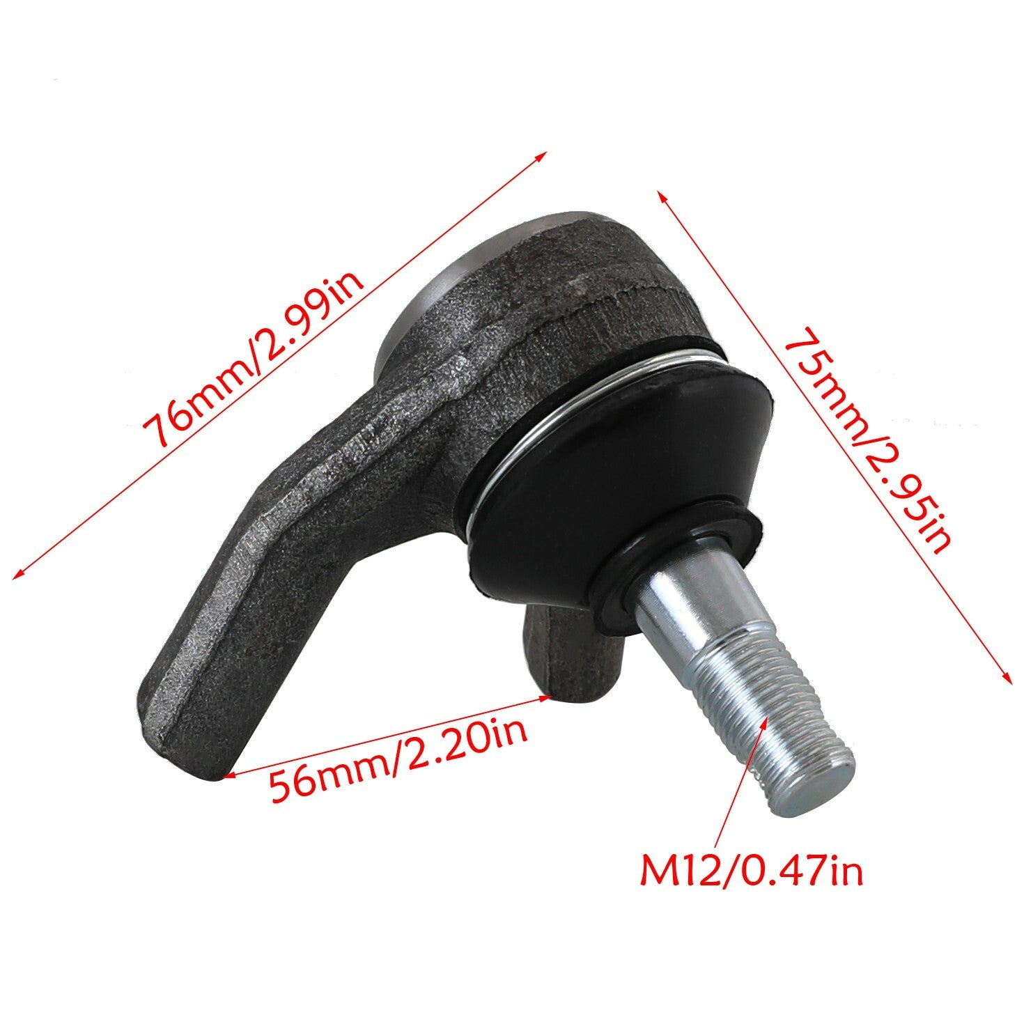 Front steering joint upper arm tie rod end kit ball joint for all-terrain vehicles and four-wheelers