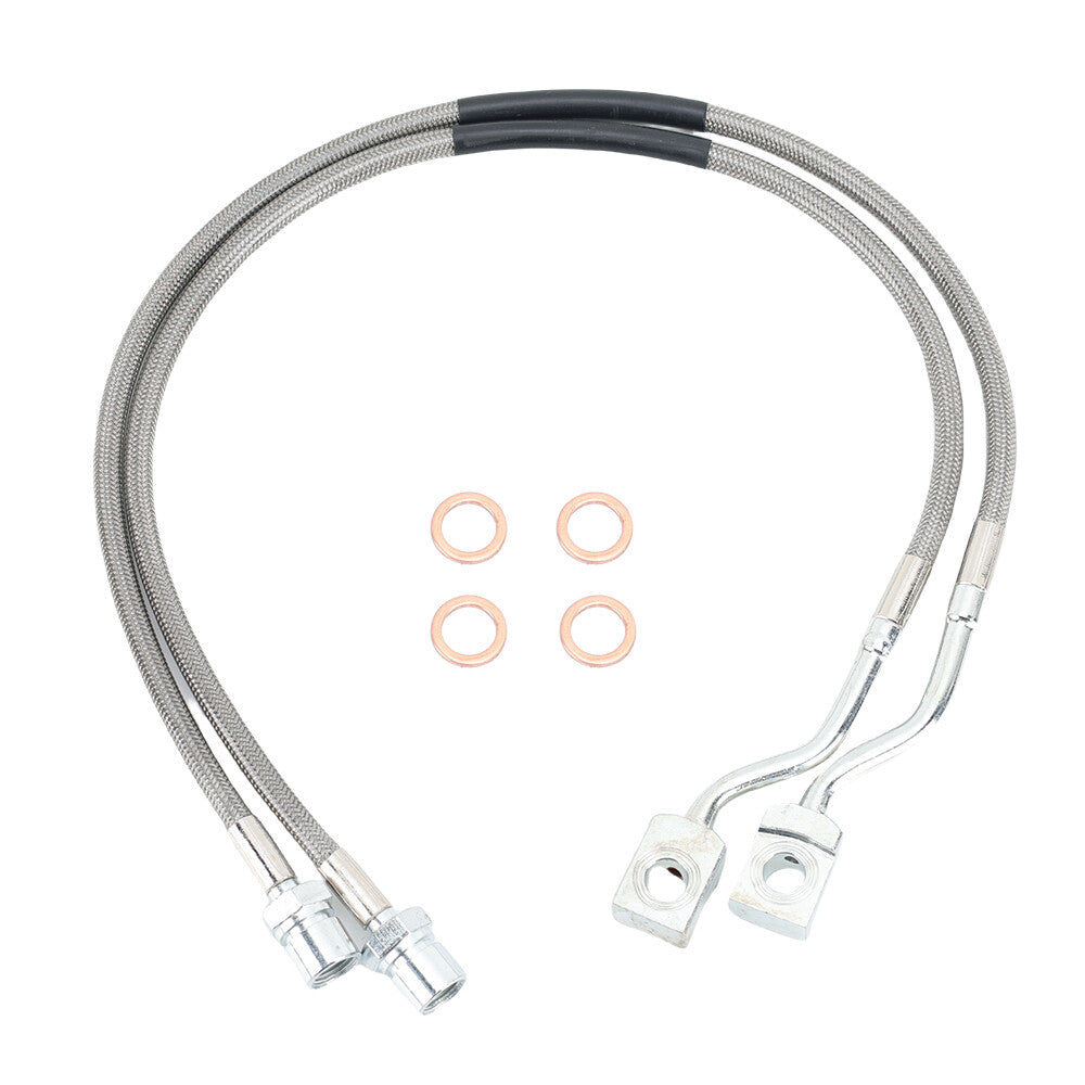 F¨¹r for GMC for Sierra 1500 4WD 2WD 07-19 Professionelle Vorderradbremsleitungen 89370