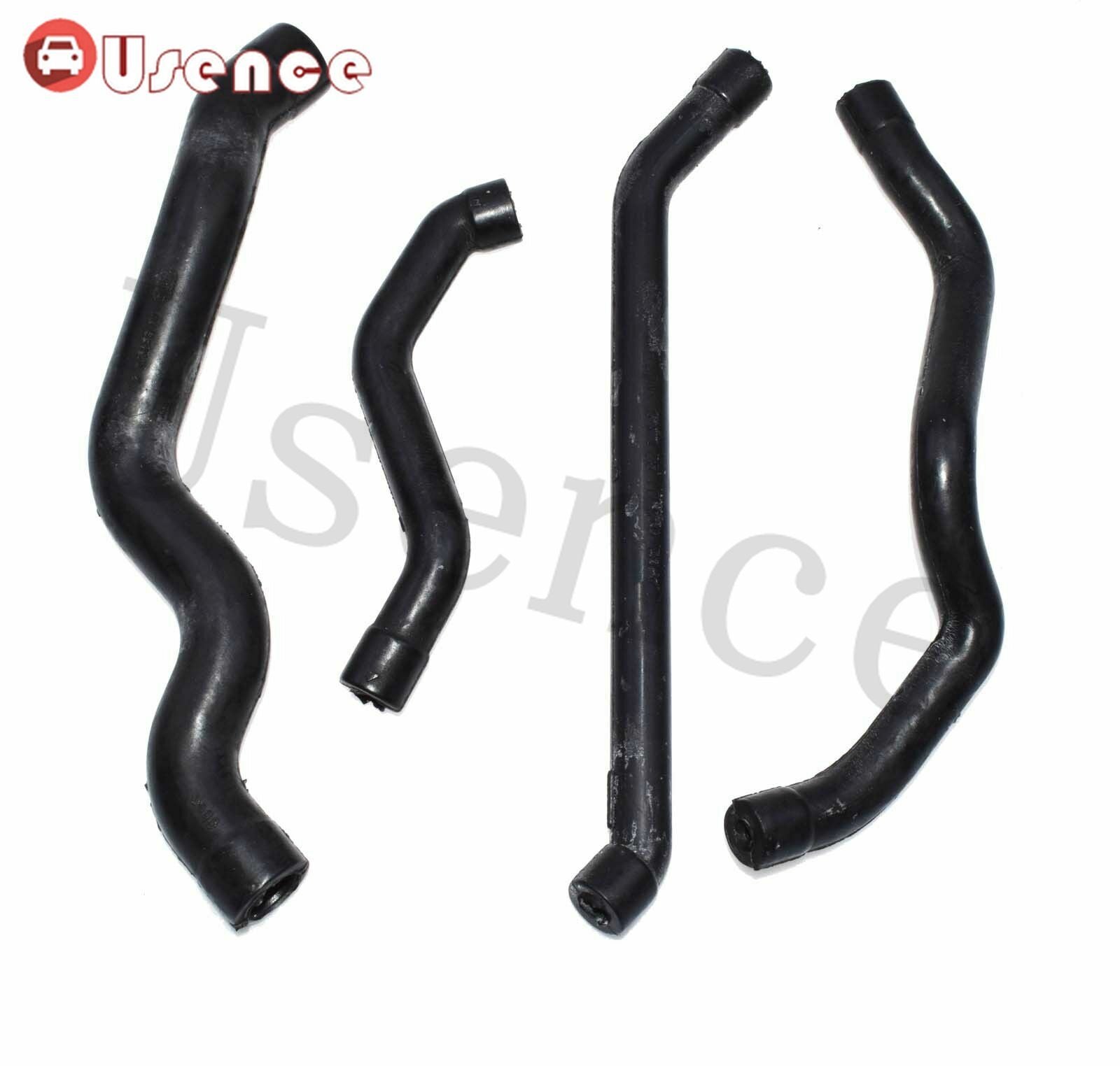 4Pcs Crankcase Ventalation Air inlet Breather Hose Kit for Mercedes 1120180282