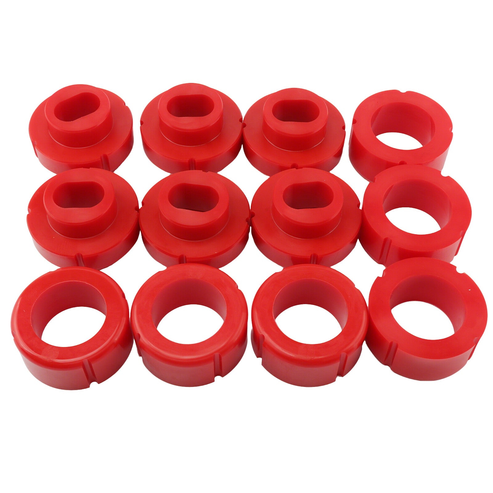 For 81-87 for Chevy C/K 10-30 2/4wd Prothane Body Mount - Red