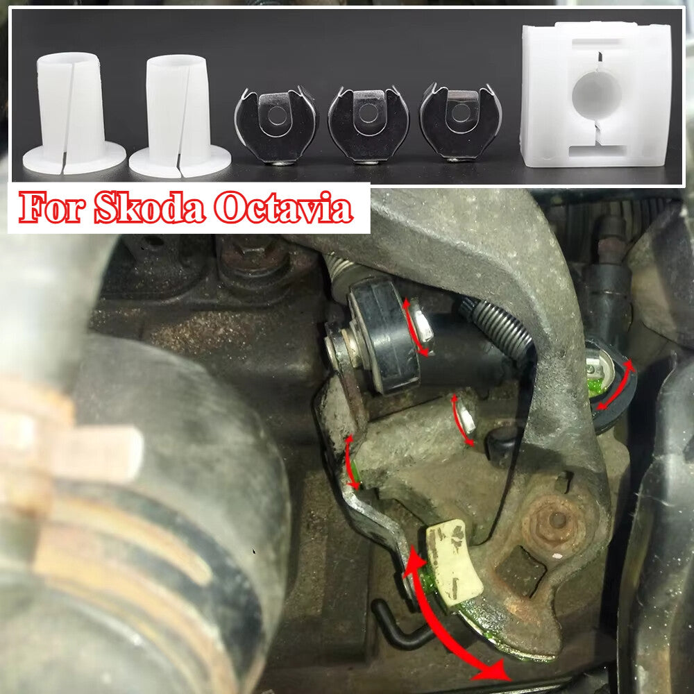 for Skoda Octavia Gear Selector Wiring Lock Washer Shift Relay Lever Slide Bush