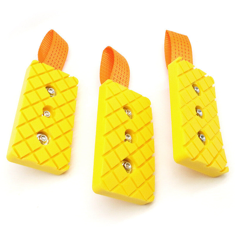 3PCS Paintless Dent Repair Tabs Auto Body Kit Yellow Color Pullout Tabs v
