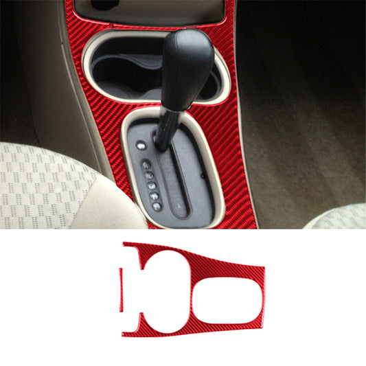 2 Red Carbon Fiber Front Rearview Mirror Cover Trim For Taycan 2019-2022 v