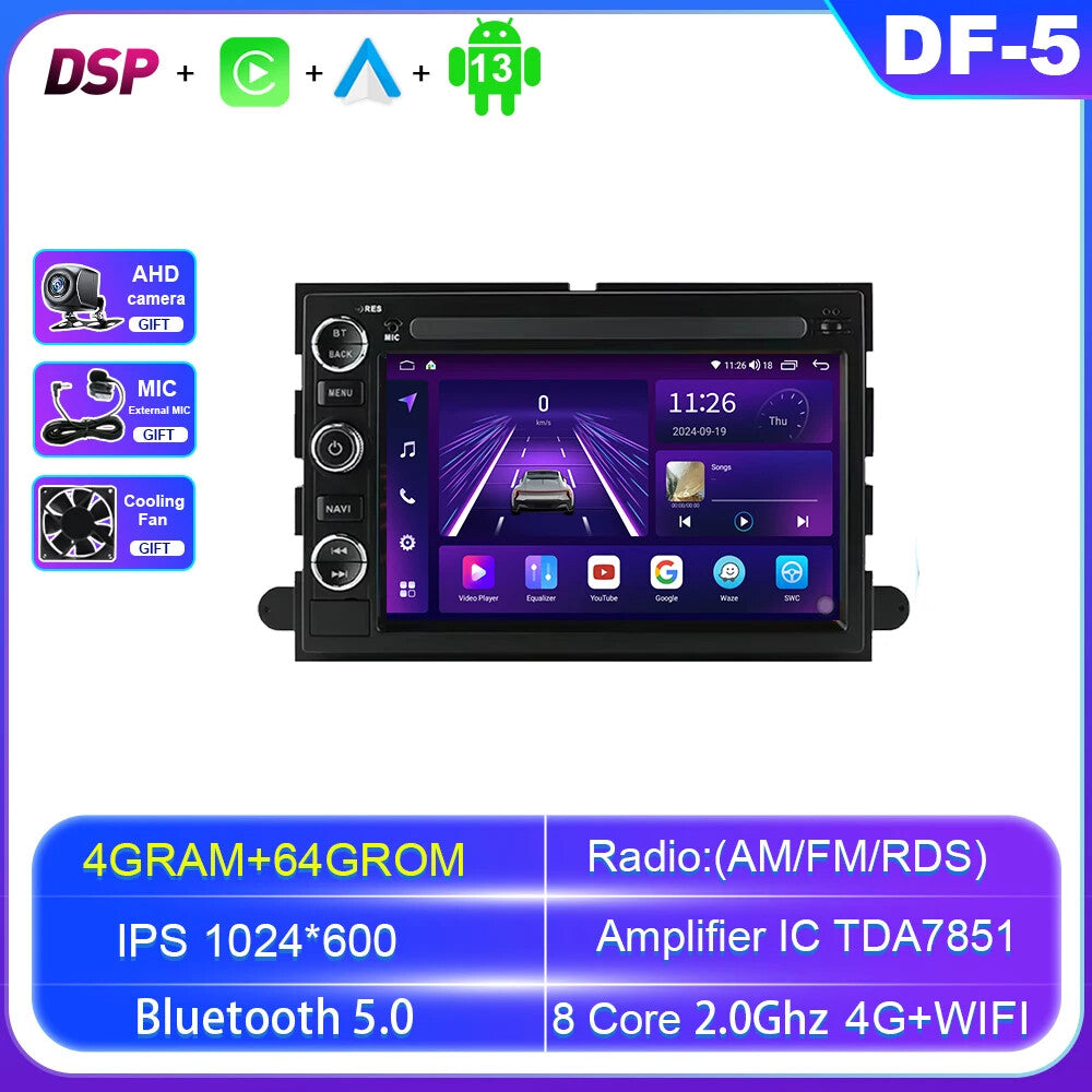 Car Radio for Ford 500/F150/Explorer/Edge/Expedition Android GPS Player Screen