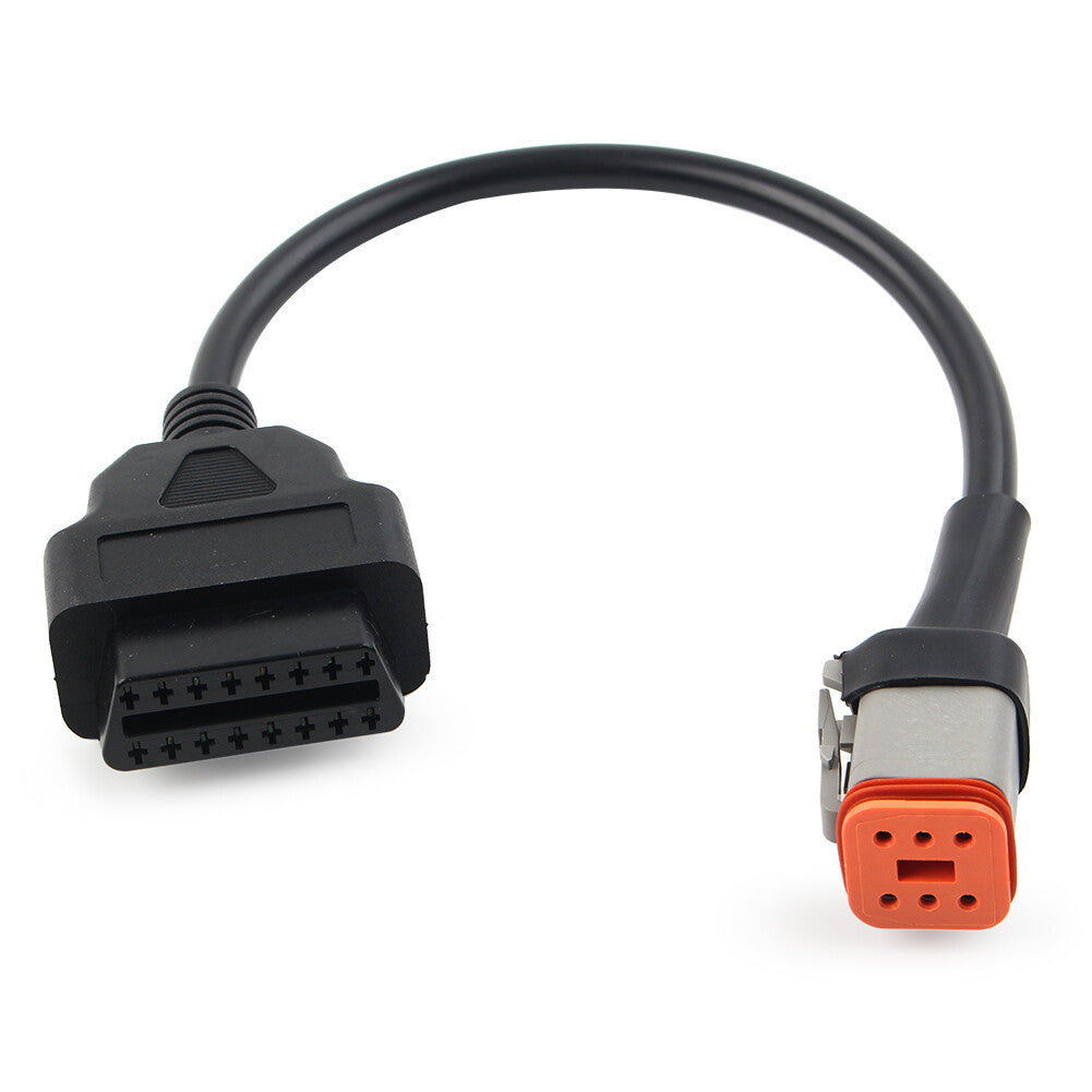 6Pin to OBD2 16Pin Diagnostic Scanner Adapter Cable Fit for Harley Davidson ne