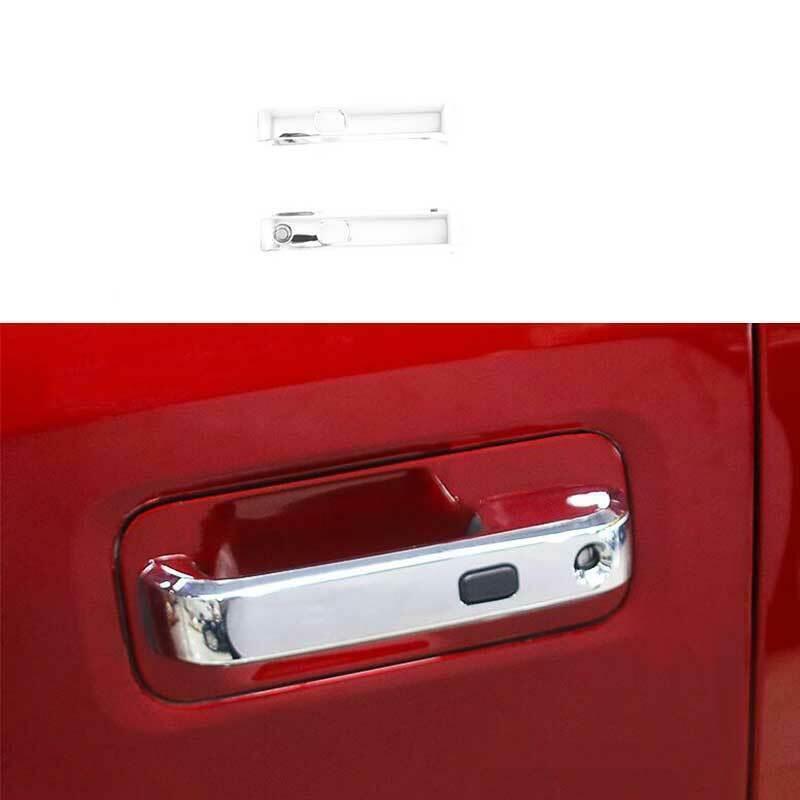 ABS Chrome Exterior Side Door Handle Cover Trim for Ford F150 F-150 2DR 15-20 A