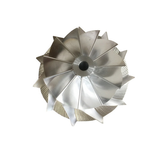 TD05H 49179-02712 56.24/75.00mm 11+0 Blade Performance Steel Billet Compressor Wheel