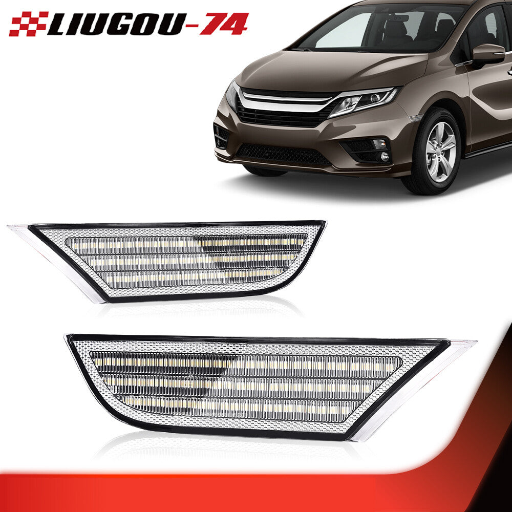 Suitable for 2018 19 20 2022 for Honda Odyssey LED sequential signal side marker light- v