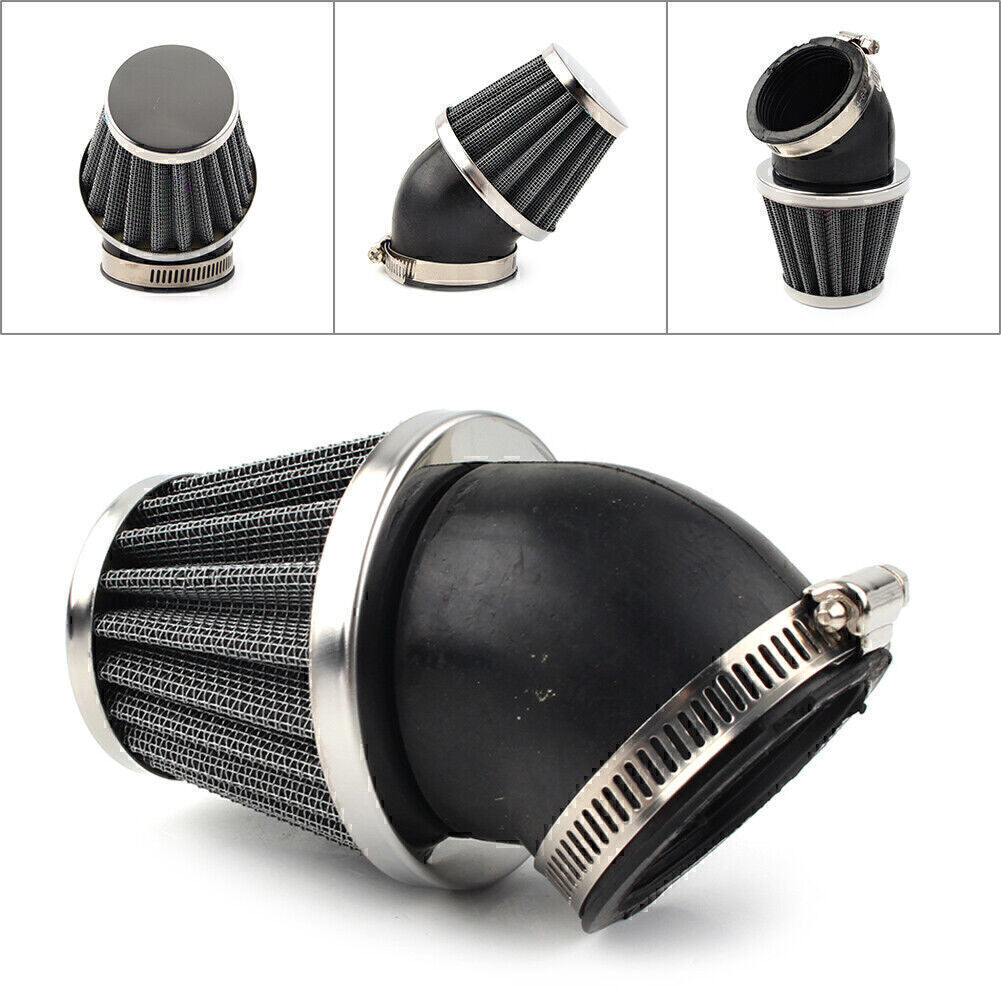 50mm Universal Air Cold Filter Cleaner Motor Scooter ATV Pit Dirt Bike For Q