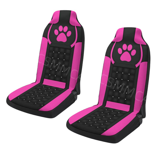 Car for Seat Protector Front High Back Bucket Cushion 1Pair Premium Fabric For Girls Q
