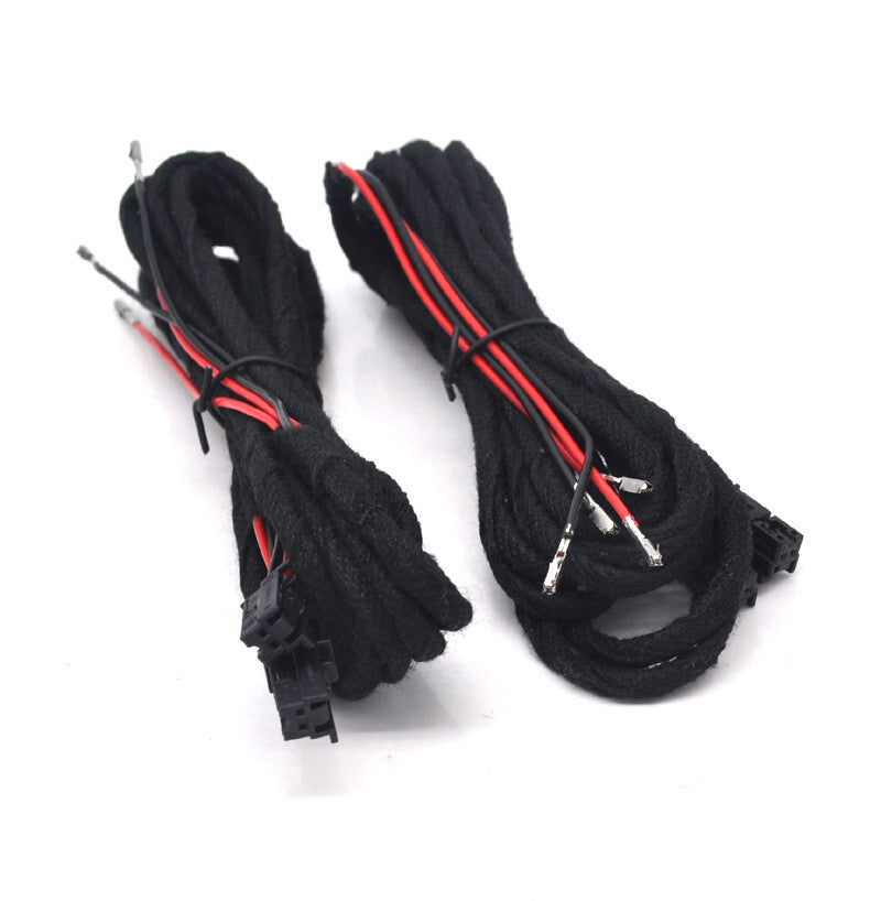 4x Retrofit Door light Cable step courtesy for Mercedes W205 C W212 W213 E GLC v