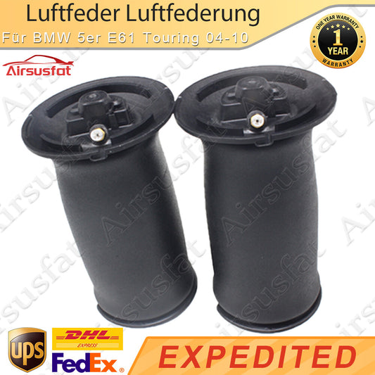2x for BMW 5 Series E61 station waged 2004 - air spring air suspension spring bellows rear LR
