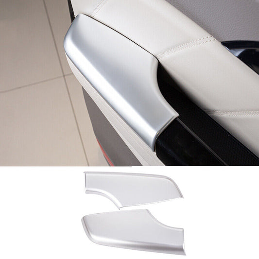 Silver Door Lock Cover Trims for Land Cruiser Prado FJ120 FJ150 2003-2021 v