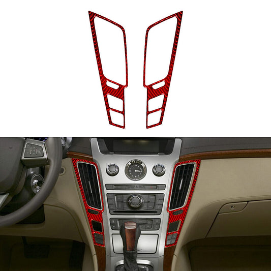6Pcs Carbon Fiber Gear Shift Panel Cover Trim For Altima 2019-2022 v