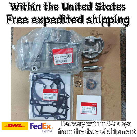 TOP END KIT W/ CYLINDER for HONDA 14-23 PIONEER SXS700 06-22 RINCON TRX680 Q