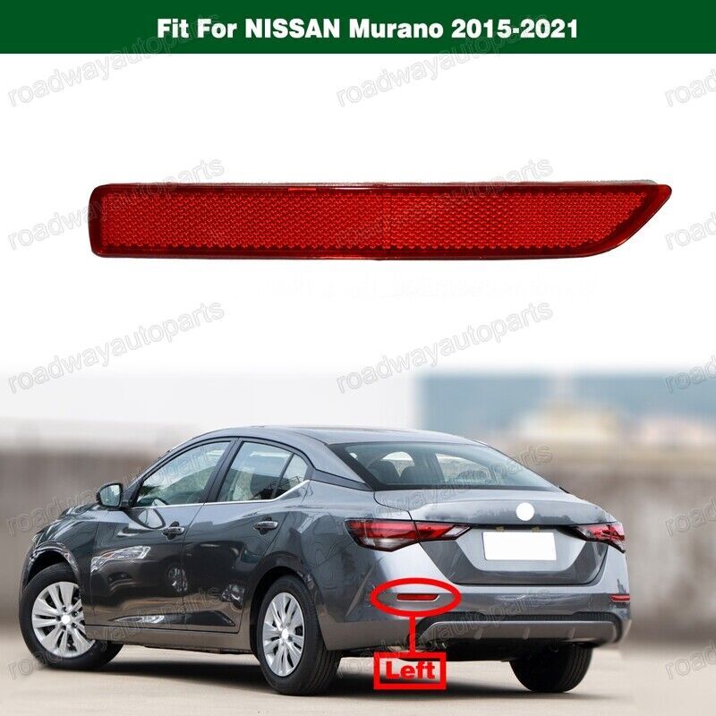 Rear Bumper Side Marker Light Reflector Lamp Left for NISSAN Sentra 2020-2021 Q