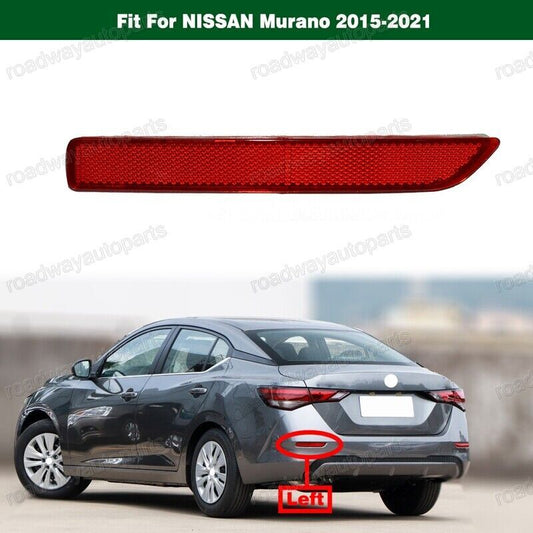 Rear Bumper Side Marker Light Reflector Lamp Left for NISSAN Sentra 2020-2021 Q