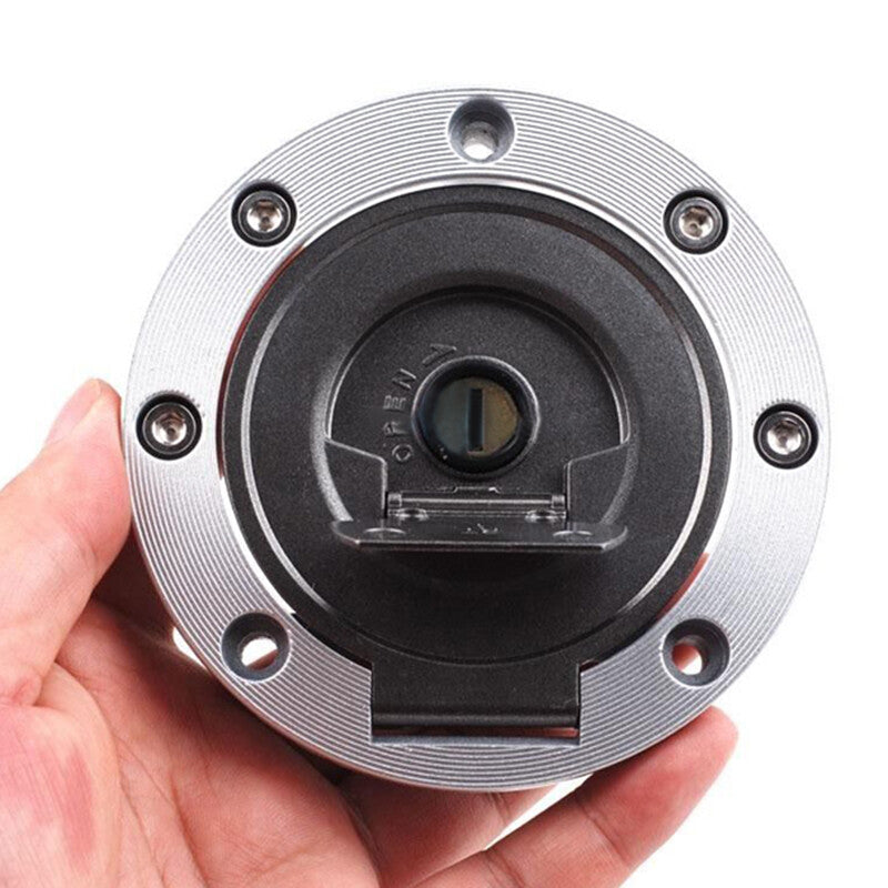 Motorcycle Ignition Switch + Tank Gas Cap Cover + for Seat Lock + 2 Locking Keys Q