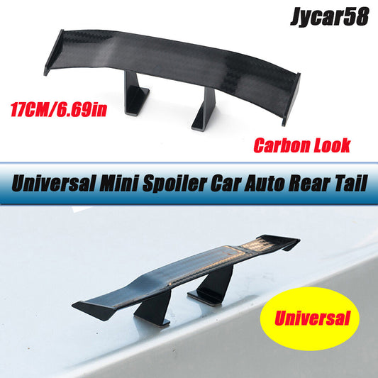 Universal Carbon Fiber for Mini Spoiler Auto Car Trunk Tail Spoiler Wing Decoration
