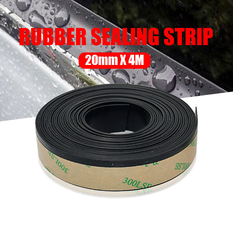 Rubber Seal Strip Car Front Rear Side Window Trim Edge Moulding Weatherstrip 4M