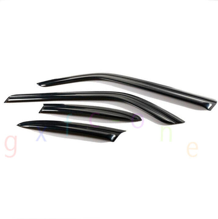 for Benz GLE SUV 2020-2024 Black Window Visors Sun Rain Guard Vent Deflectors