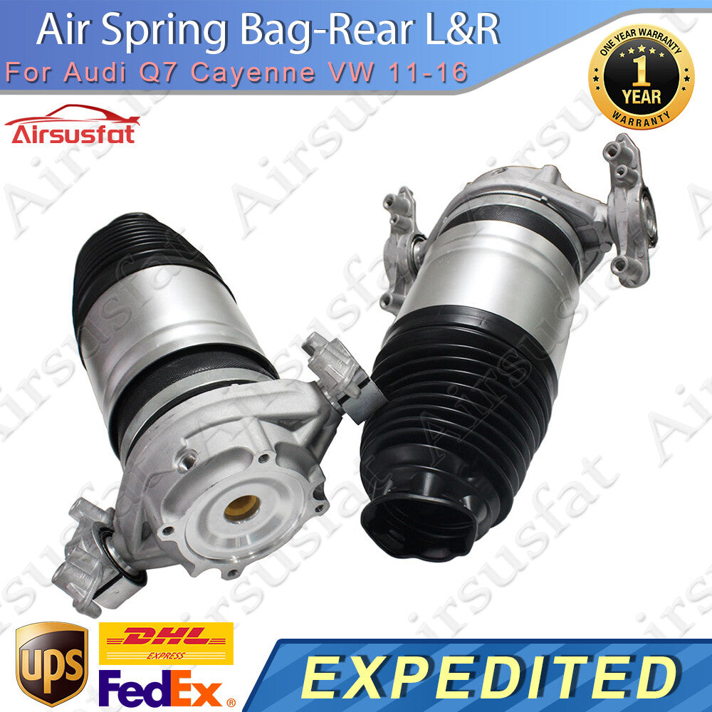 2x Rear LR Air Suspension Spring Bag for Audi Q7 for Porsche for Cayenne for VW 2011-2016