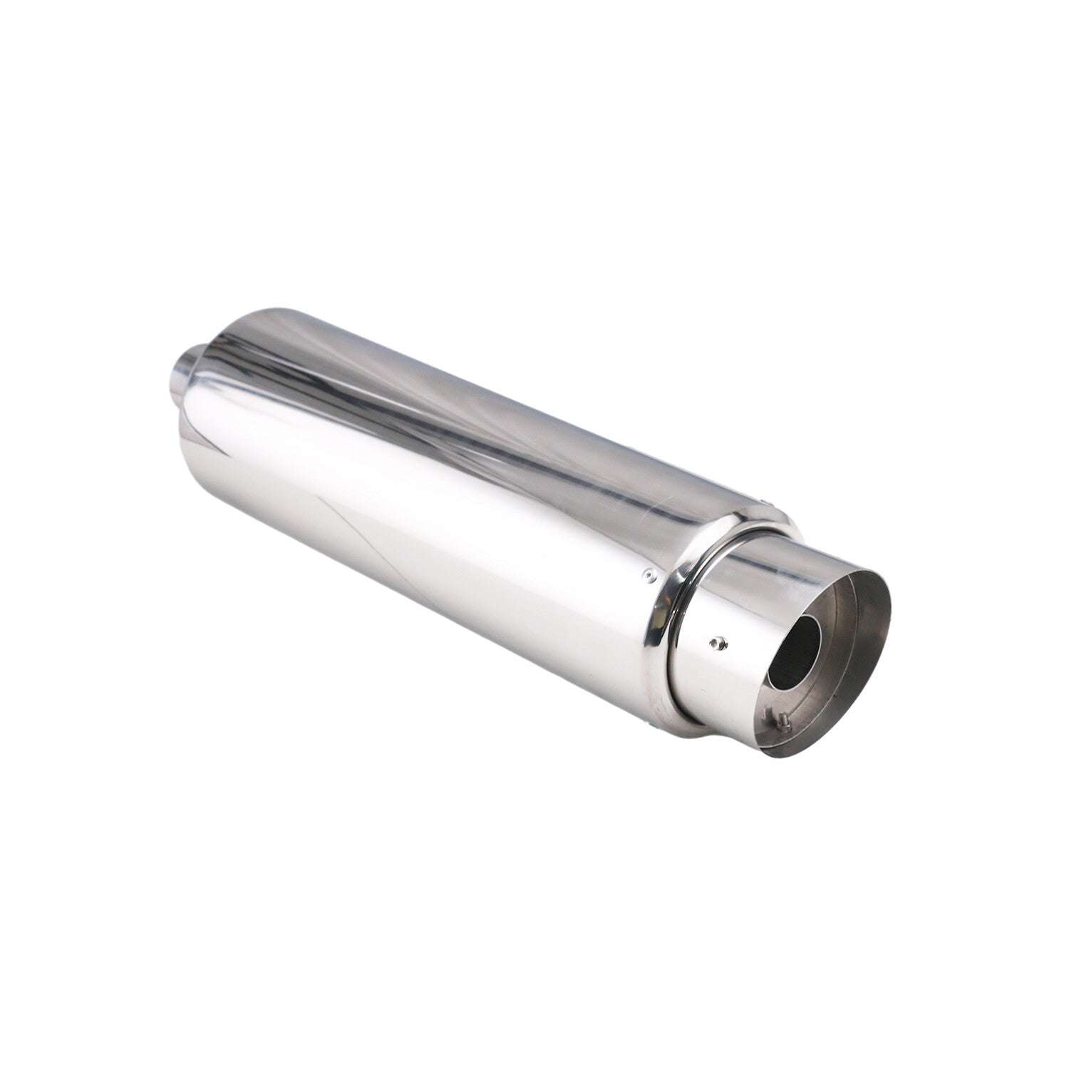 2 Inlet 4.5 Outlet Great Sound Exhaust Muffler Tips Sliencer Tip