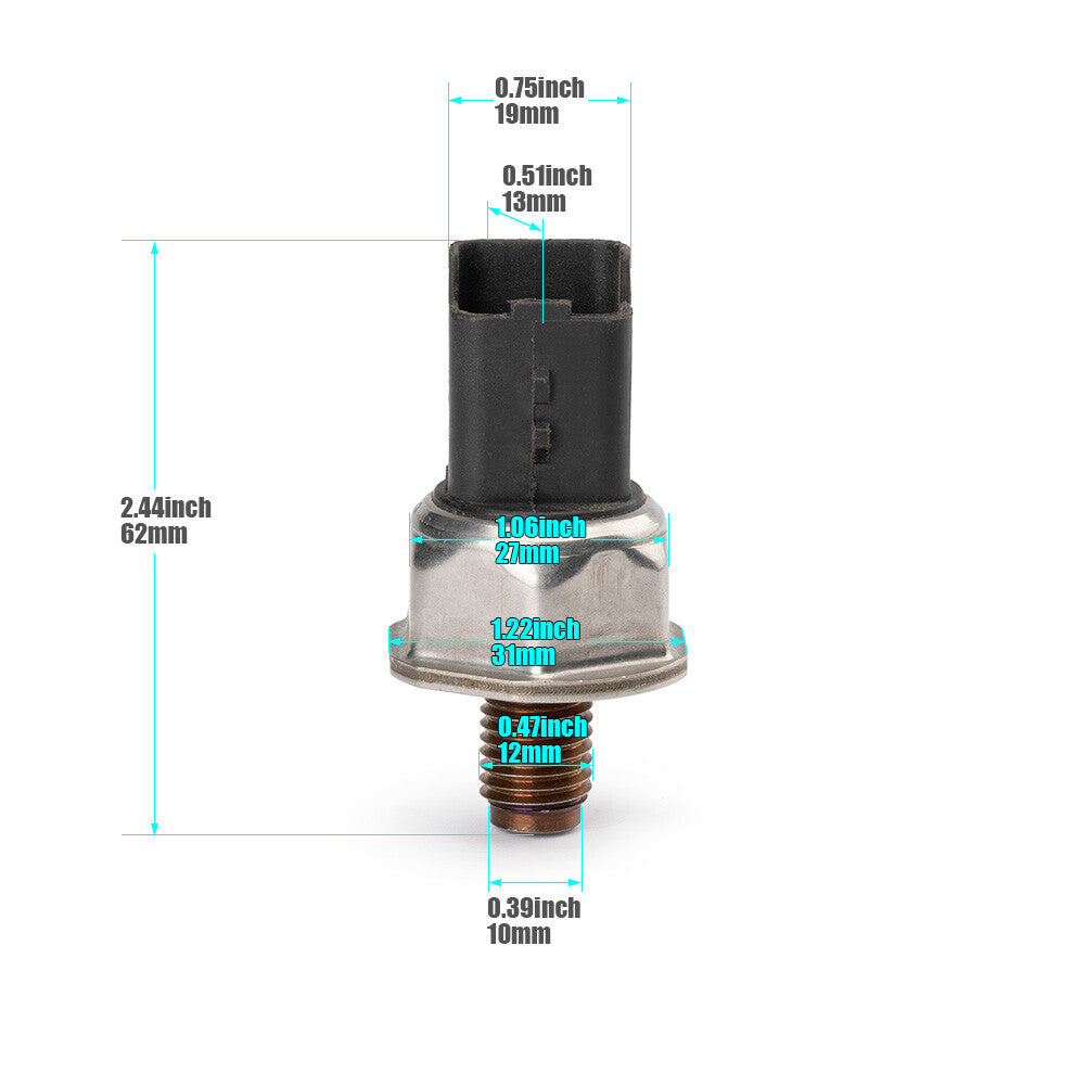 Fuel rail pressure sensor 55PP06-03 suitable for Citroen C3 C4 BERLINGO Dispatch.