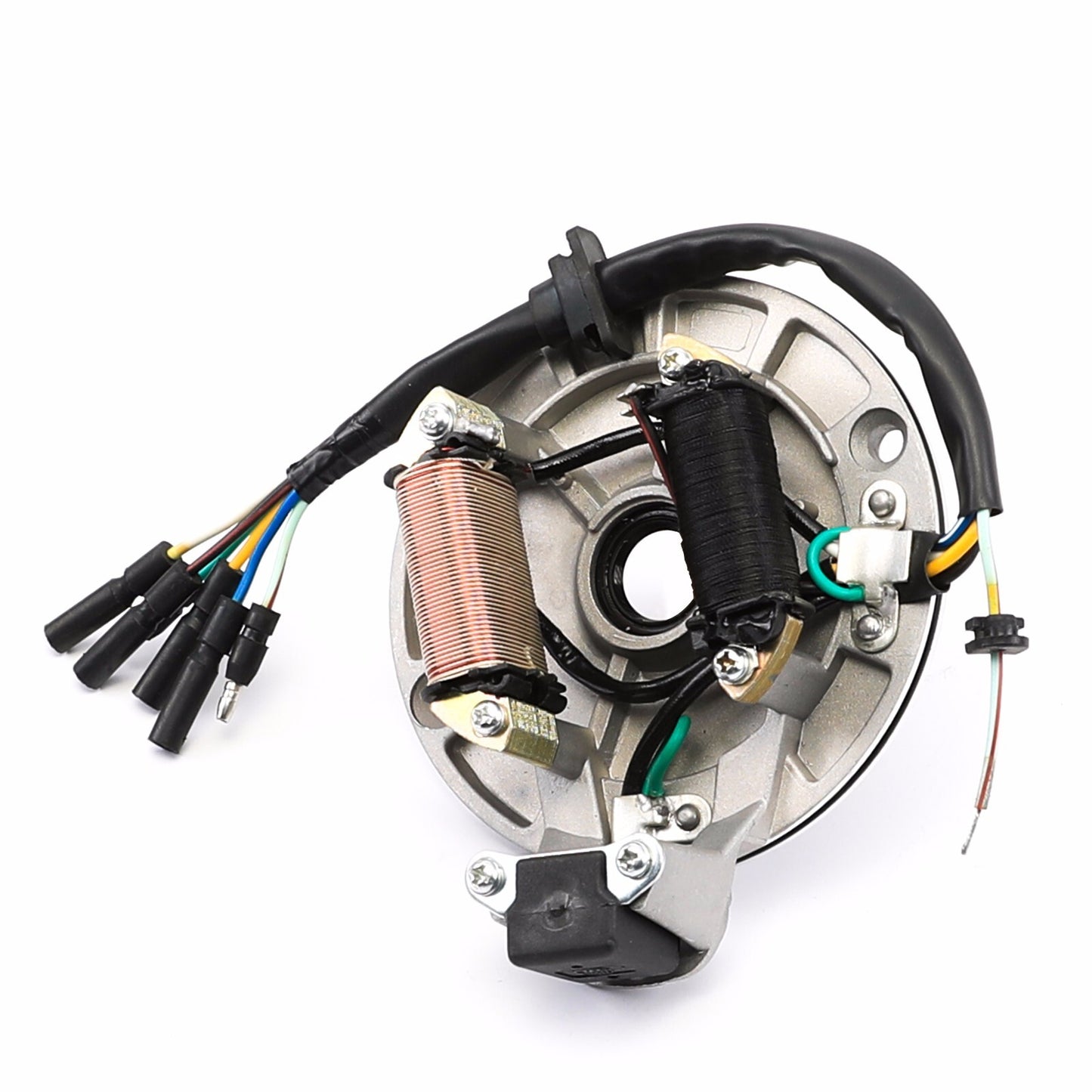 Engine side cover protective shell 2 Coil magnetic stator kit for 110cc and 125cc Pit Dirt bicycles
