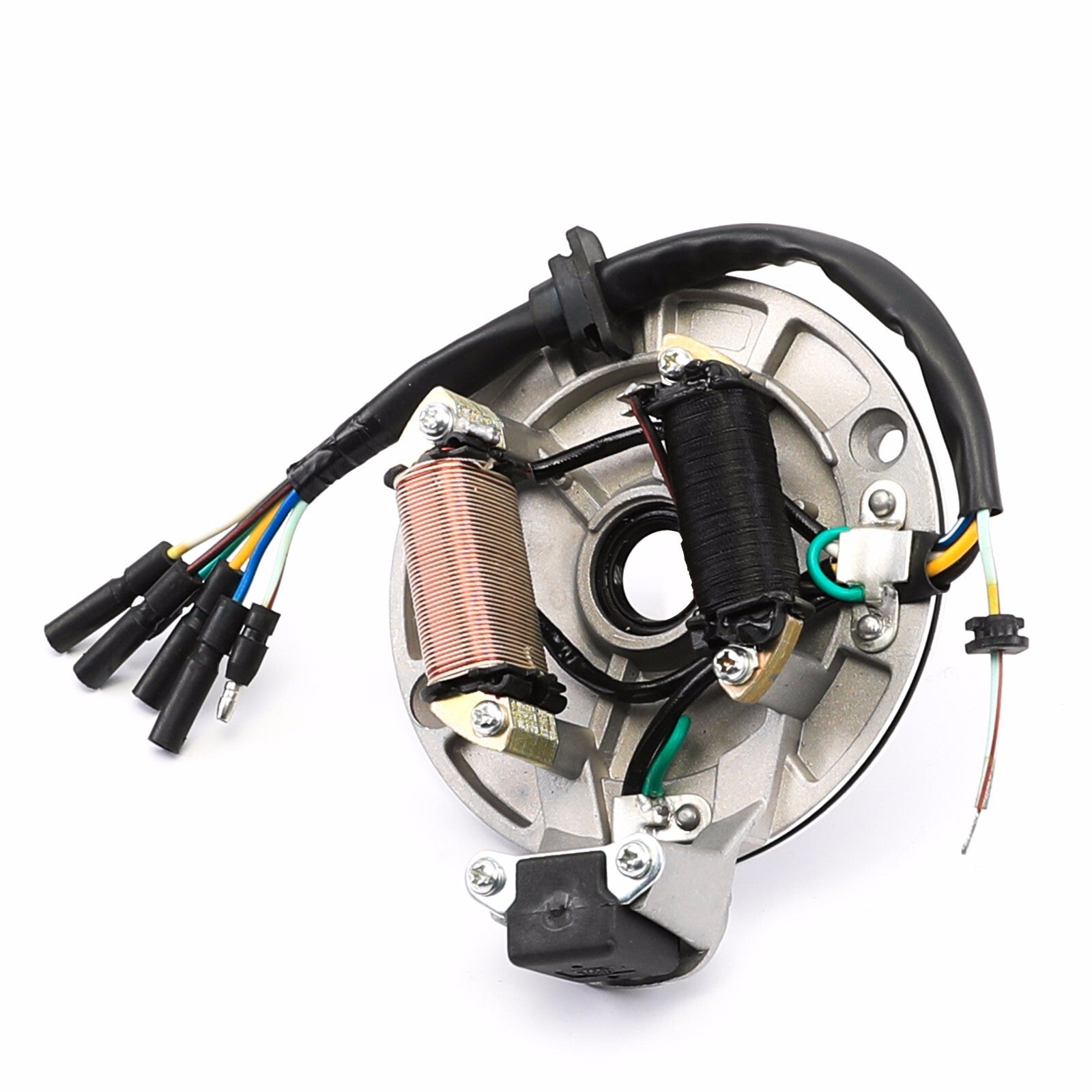 Engine side cover protective shell 2 Coil magnetic stator kit for 110cc and 125cc Pit Dirt bicycles