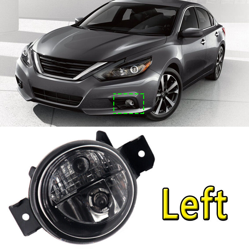 Front bumper light and fog light on the left, applicable to for Nissan Altima 2016 - 2018 driver's side