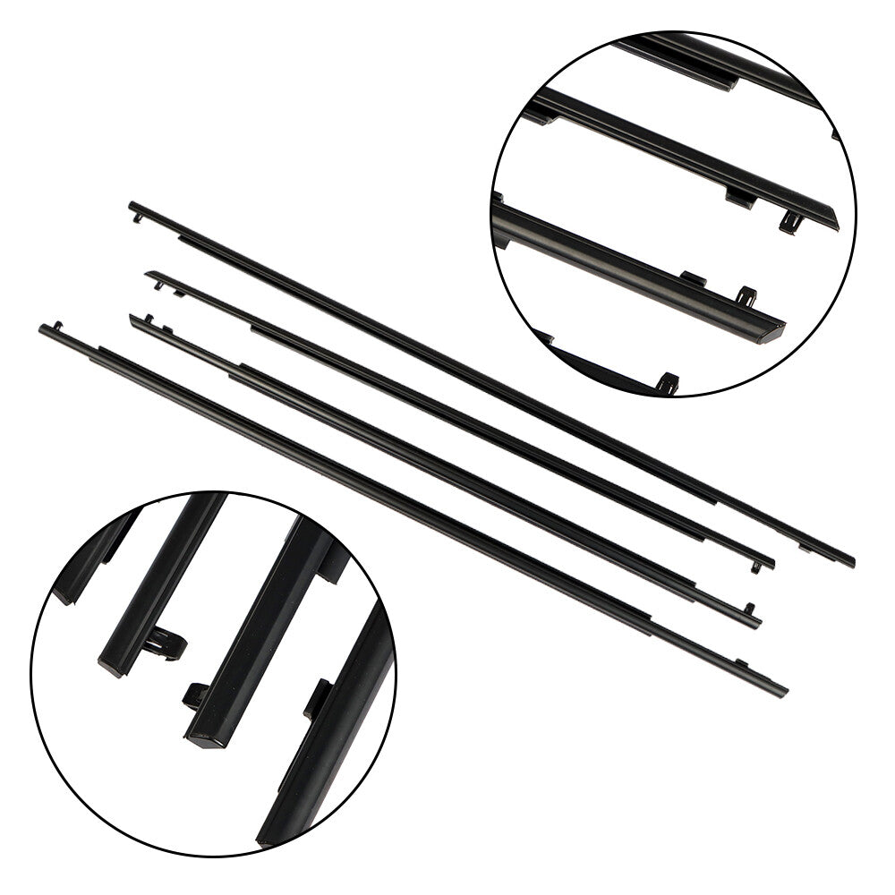 Suitable for 2010-2015 Prius door belt molded Weatherstrip 4-piece set - n