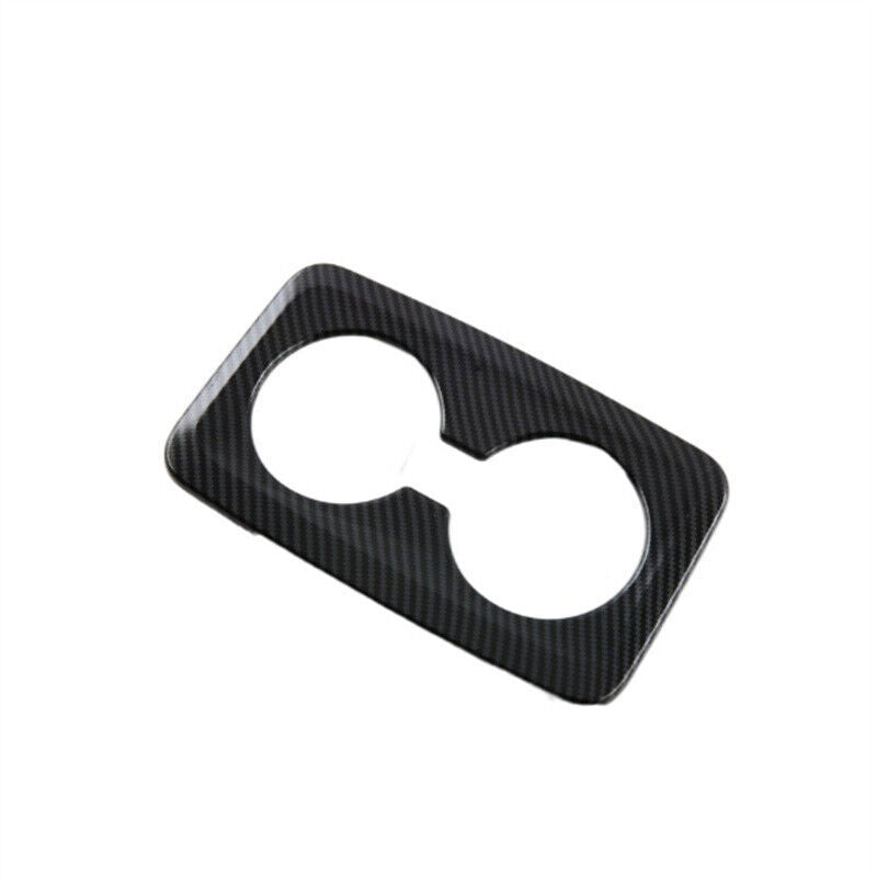Carbon Fiber Rear Water Cup Holder Frame Molding Cover Trim for BMW X1 2023-2025