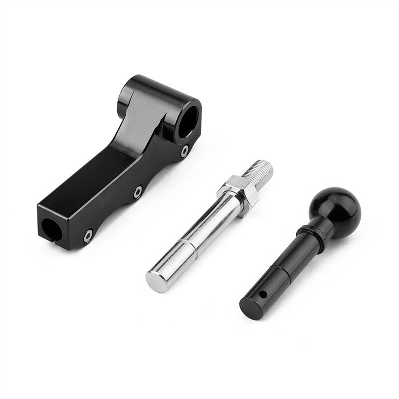 Black Dual Adjustable Short Throw Shifter for 2008-14 for Subaru WRX Legacy Outback