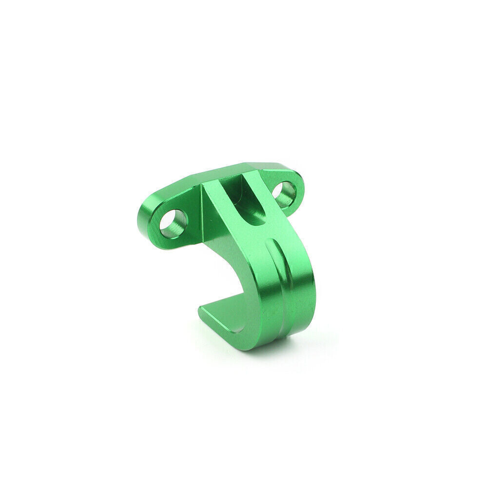 1x Motorcycle Green Rear Brake Line Hose Snap Clamp for Kawasaki KX250F KX450F Q