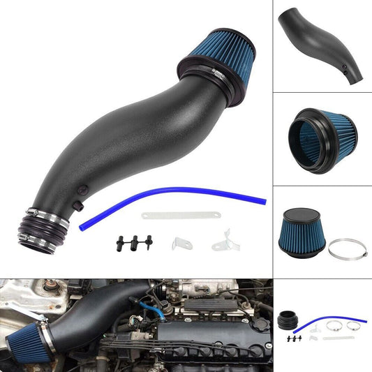 For 92-00 1.6L EG EK plastic BK Air Intake Pipe Induction Filter Kit Q
